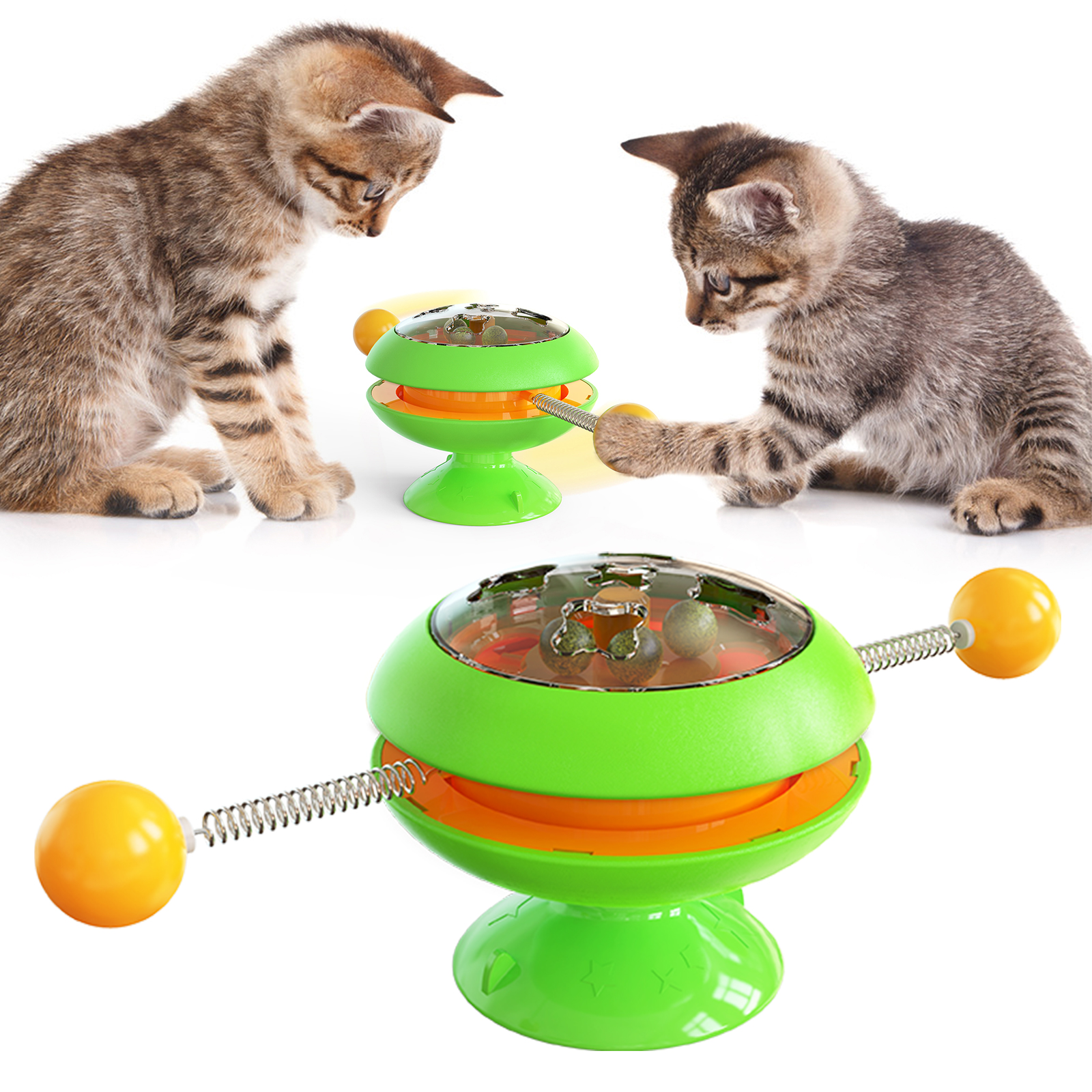 disco ball cat toy